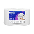 Toalla Ovella 2 rollos de  300 metros – Hoja Simple