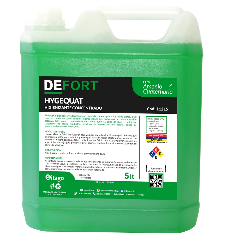Hygequat DEFORT - Uso Industrial Profesional