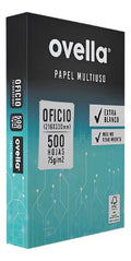 Resma de Papel Blanco Tamaño Oficio 75g - 500 Hojas