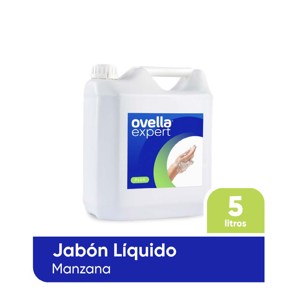 Jabón Líquido Ovella Aroma Manzana (Bidón de 5 Litros)
