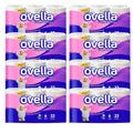 Papel Higiénico Ovella - 8 paquetes de 6 rollos de 22 mts - Doble Hoja
