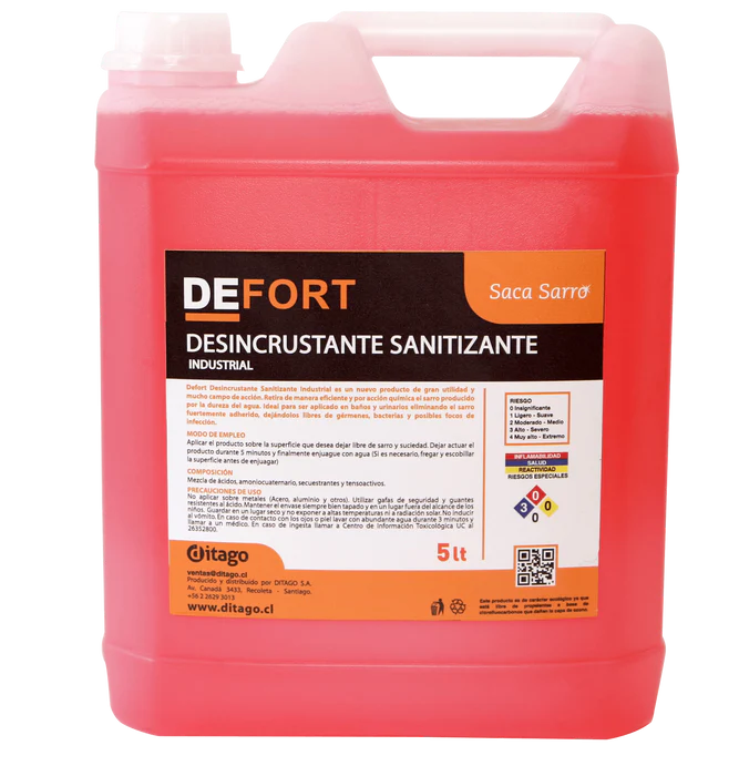 Desincrustante DEFORT - Uso Industrial Profesional