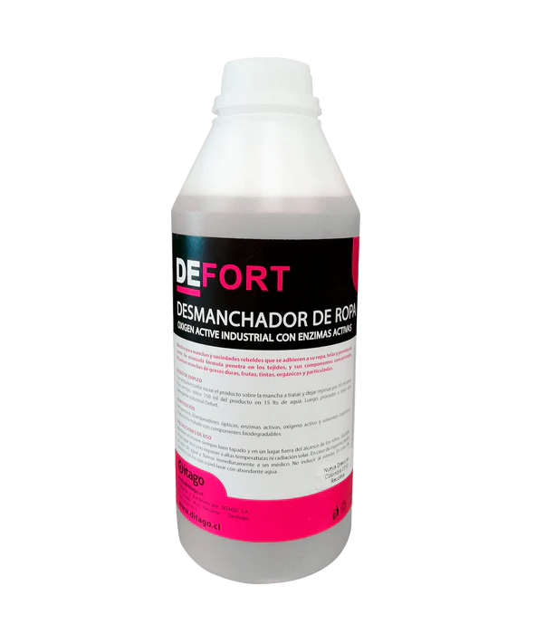 Desmanchador de Ropa Enzimático DEFORT Profesional - 5 Litros