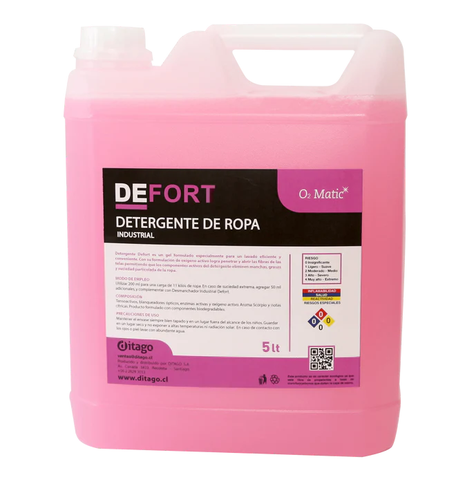 Detergente Matic Industrial DEFORT - Bidón 5 Litros