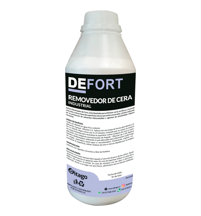 Eliminador de Cera DEFORT - Uso Industrial Profesional