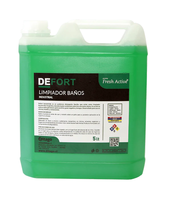 Limpiador de Baños DEFORT - Uso Industrial Profesional
